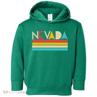 Retro Colors Nevada Toddler Hoodie