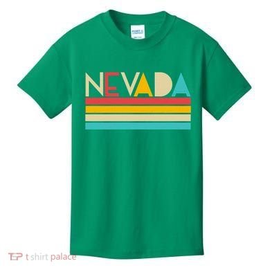 Retro Colors Nevada Kids T-Shirt