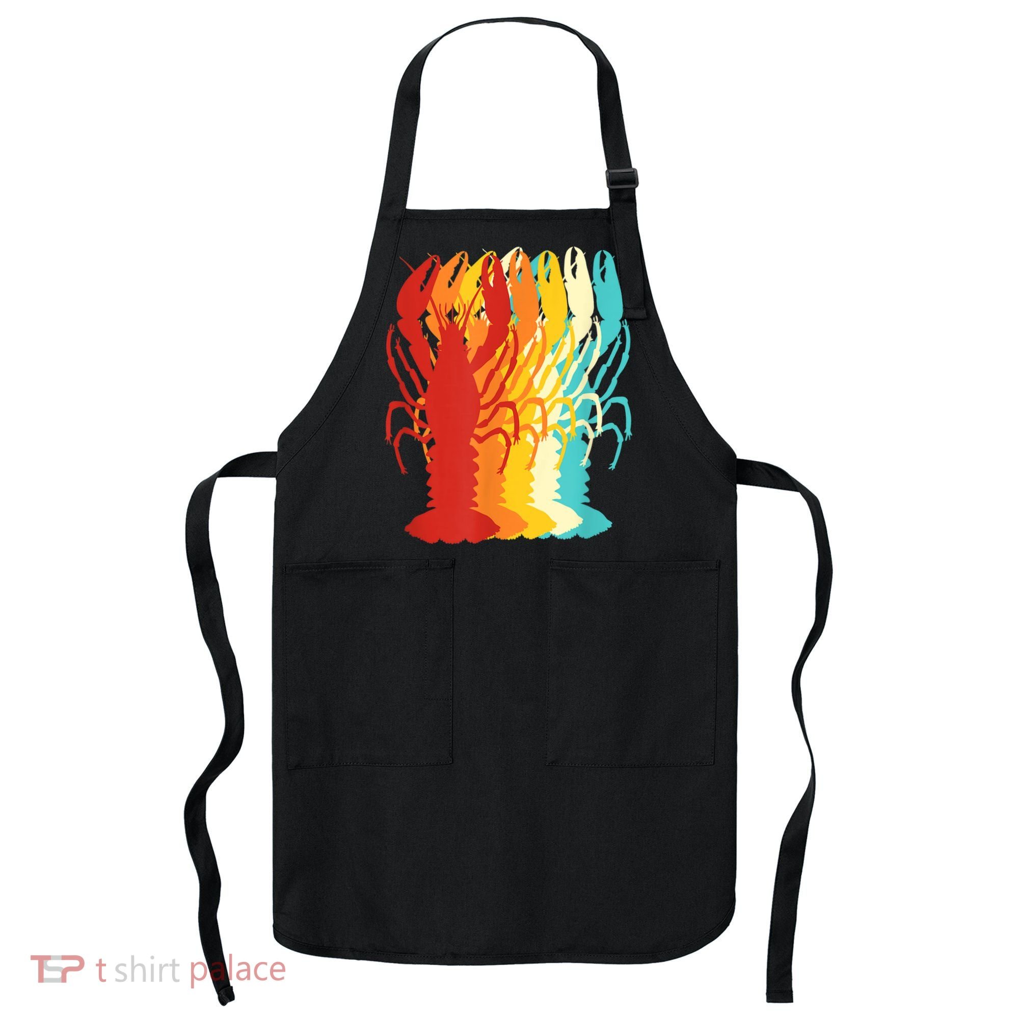 Retro Crawfish Novelty Cajun Crayfish Apron