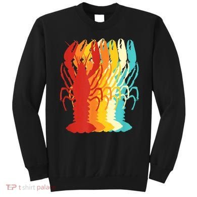 Retro Crawfish Novelty Cajun Crayfish Sweatshirt