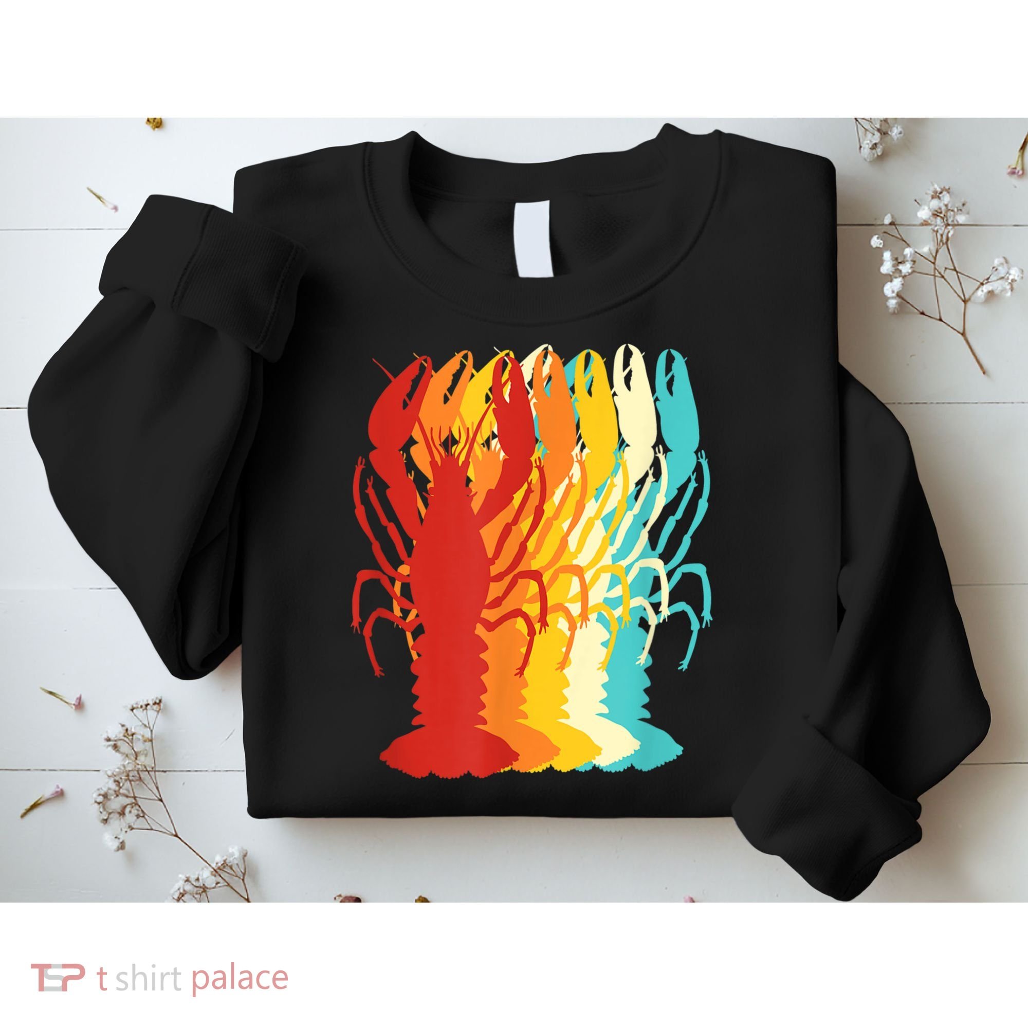Retro Crawfish Novelty Cajun Crayfish Sweatshirt