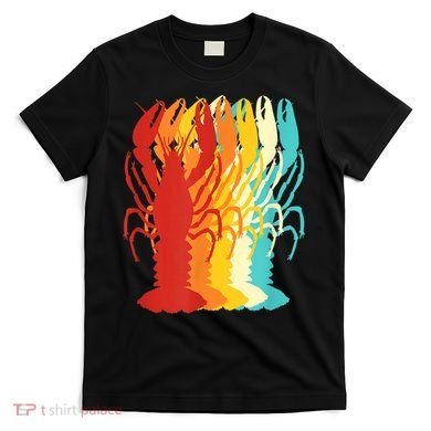 Retro Crawfish Novelty Cajun Crayfish T-Shirt