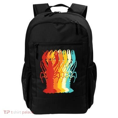 Retro Crawfish Novelty Cajun Crayfish Backpack