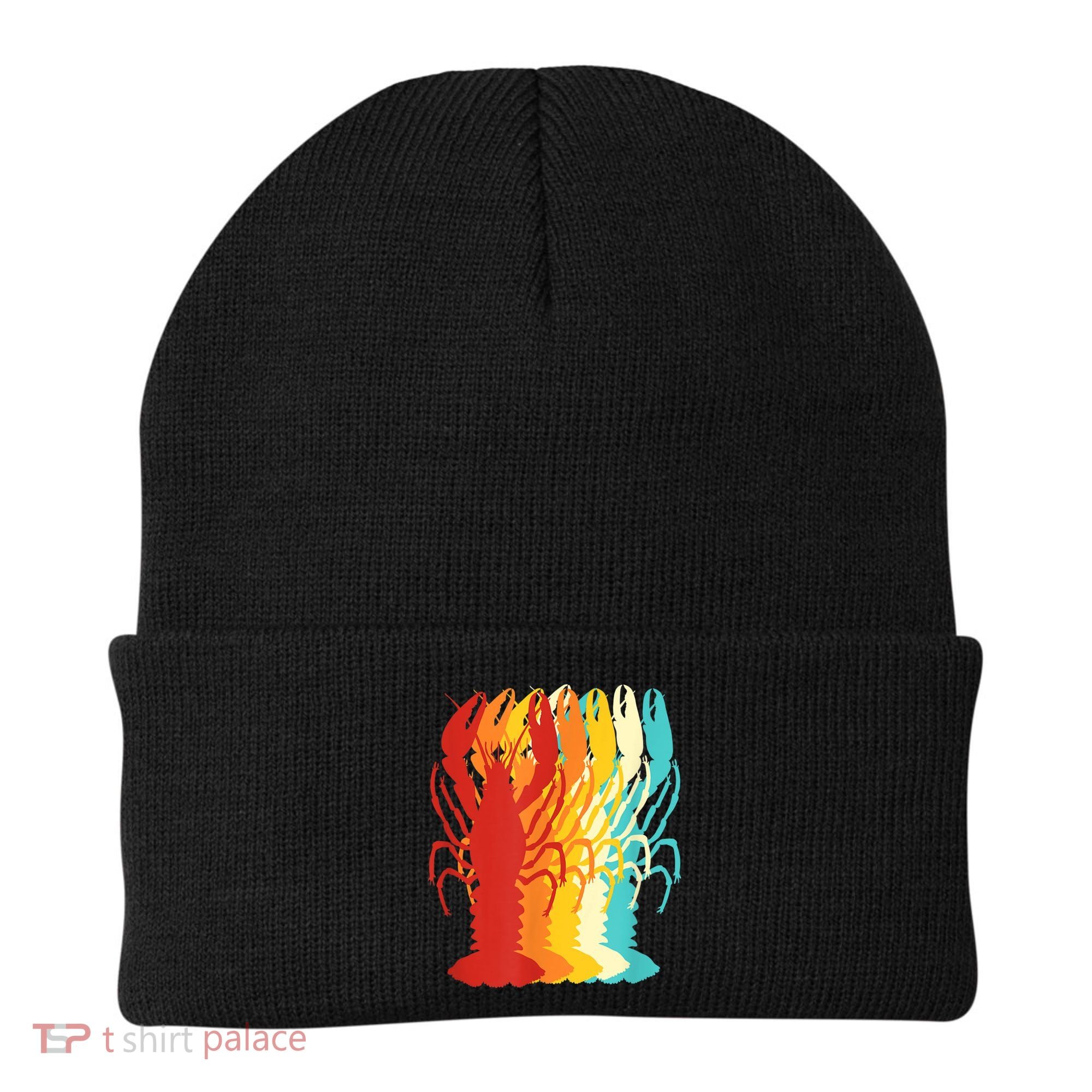 Retro Crawfish Novelty Cajun Crayfish Beanie