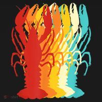 Retro Crawfish Novelty Cajun Crayfish Polo thumb 3