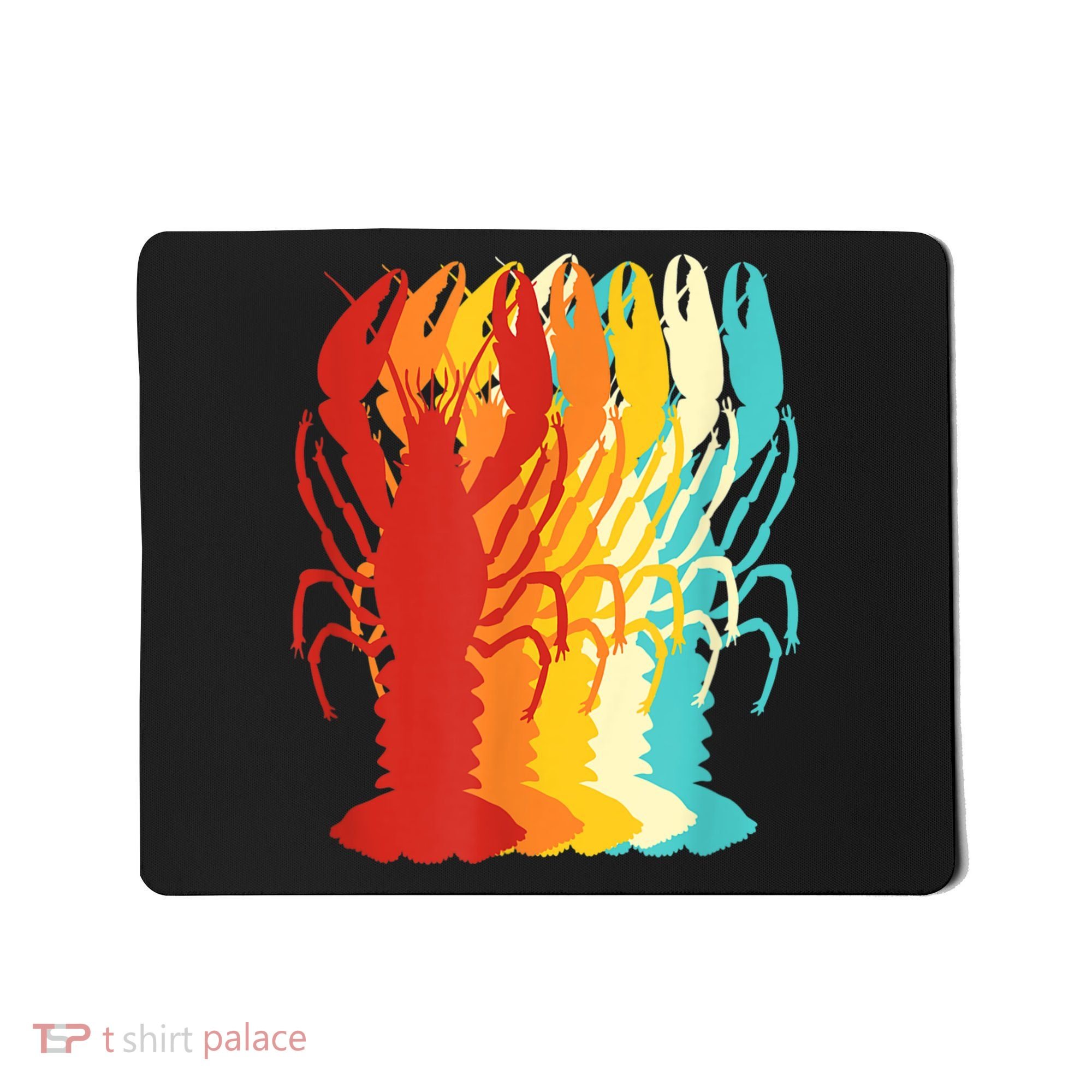 Retro Crawfish Novelty Cajun Crayfish Mousepad