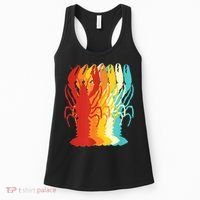 Retro Crawfish Novelty Cajun Crayfish Women's Tank Top thumb 0