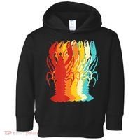 Retro Crawfish Novelty Cajun Crayfish Toddler Hoodie thumb 0