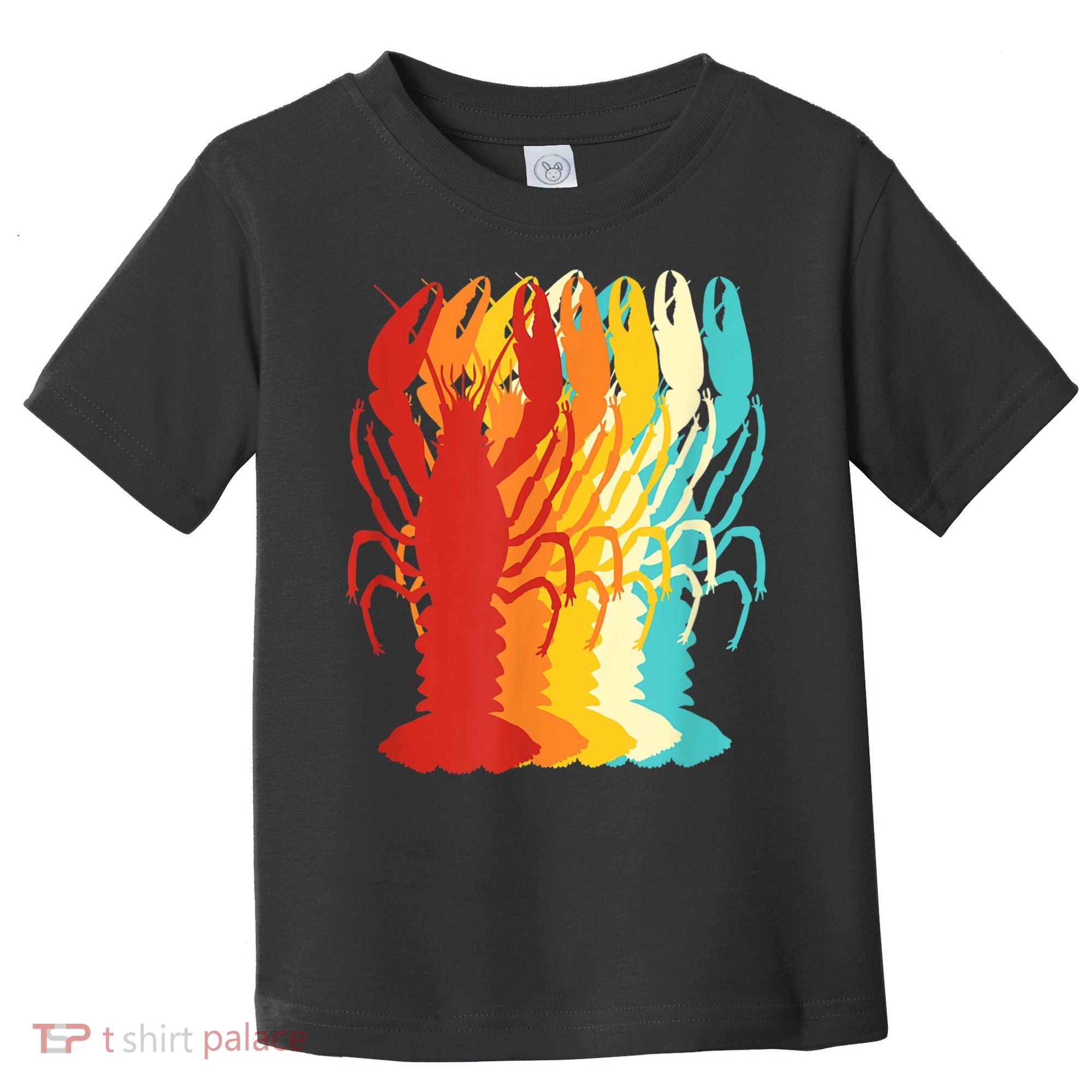 Retro Crawfish Novelty Cajun Crayfish Toddler T-Shirt