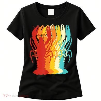 Retro Crawfish Novelty Cajun Crayfish Women's T-Shirt