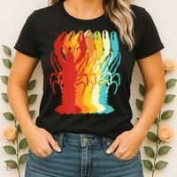Retro Crawfish Novelty Cajun Crayfish Women's T-Shirt thumb 2