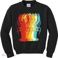 Retro Crawfish Novelty Cajun Crayfish Kids Sweatshirt thumb 0