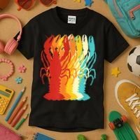 Retro Crawfish Novelty Cajun Crayfish Kids T-Shirt thumb 3