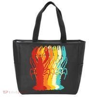 Retro Crawfish Novelty Cajun Crayfish Tote Bag thumb 0