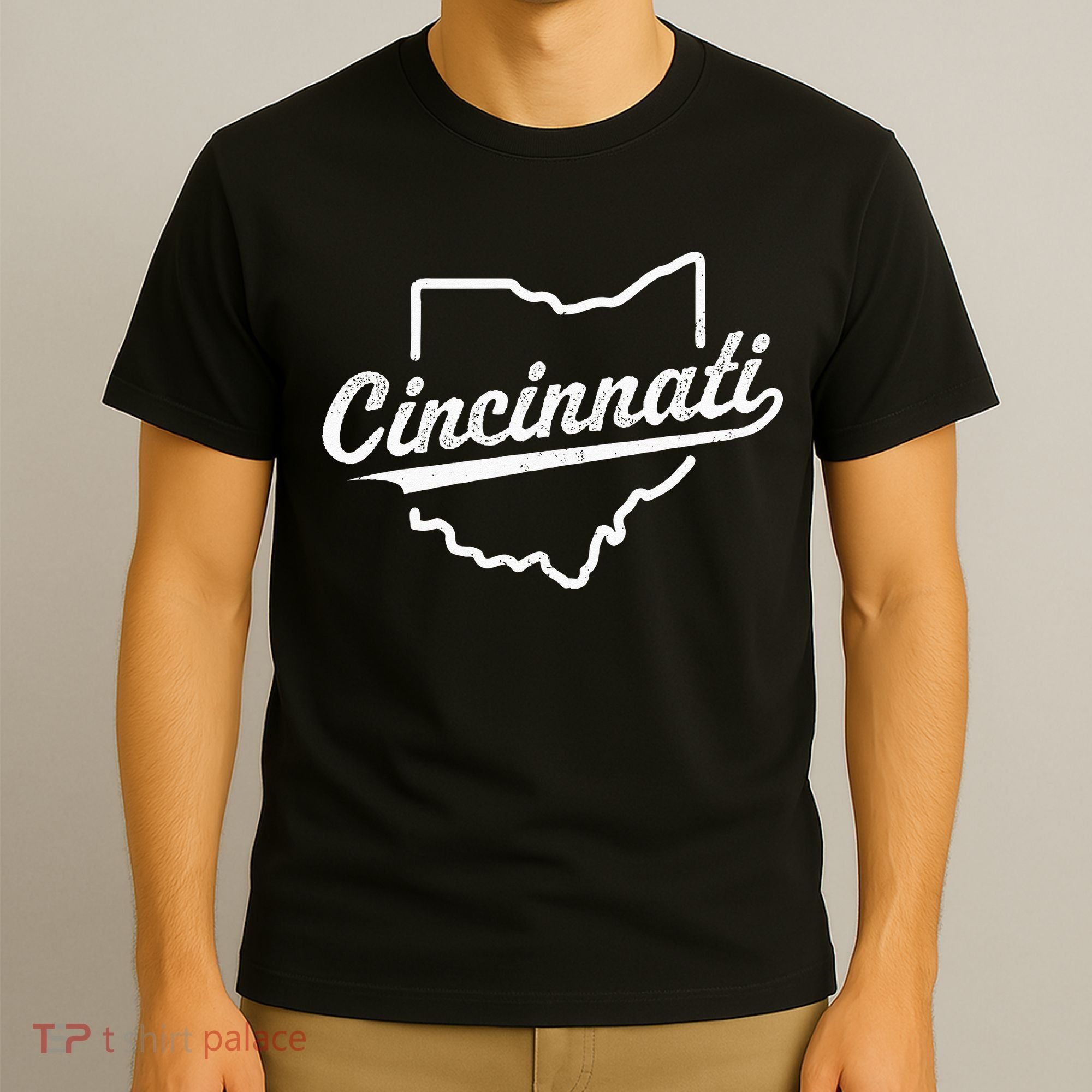 Retro Cincinnati Ohio 1788 Vintage Script Throwback T-Shirt