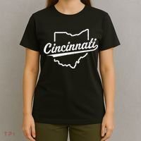 Retro Cincinnati Ohio 1788 Vintage Script Throwback T-Shirt thumb 4
