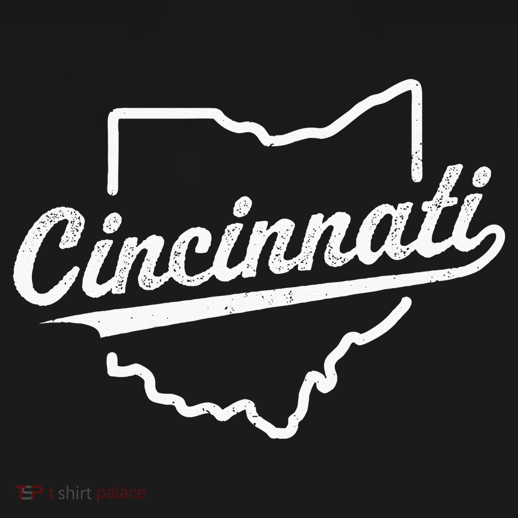 Retro Cincinnati Ohio 1788 Vintage Script Throwback Mousepad