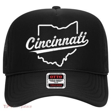 Retro Cincinnati Ohio 1788 Vintage Script Throwback Hat
