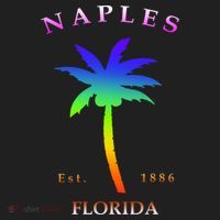 Retro Cool Original Naples Florida Beach Palm Tree Gift Hat thumb 2