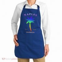 Retro Cool Original Naples Florida Beach Palm Tree Gift Apron thumb 2