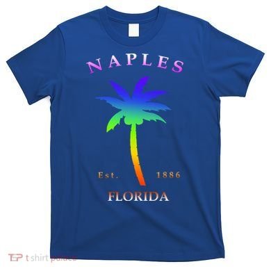 Retro Cool Original Naples Florida Beach Palm Tree Gift T-Shirt