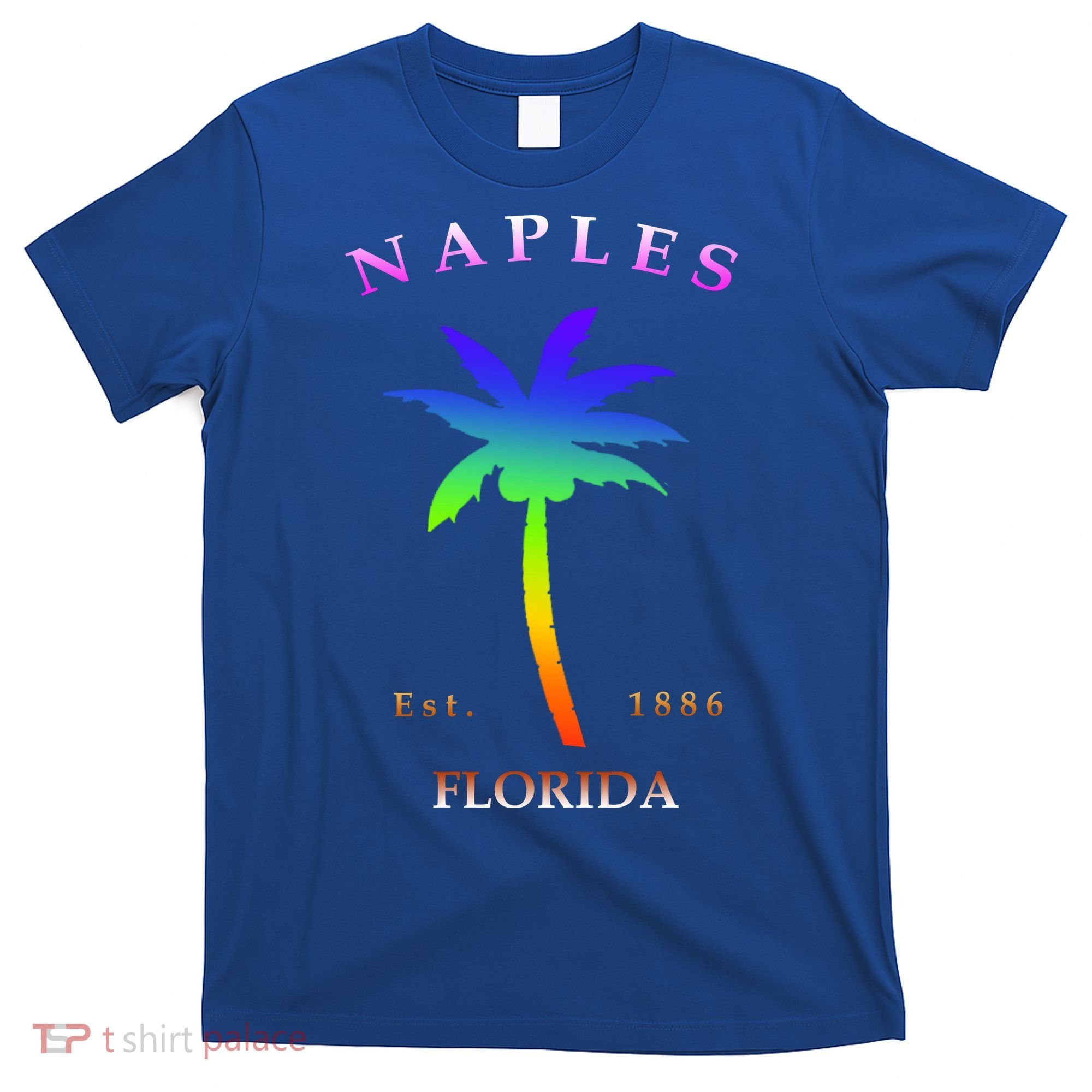 Retro Cool Original Naples Florida Beach Palm Tree Gift T-Shirt