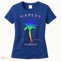 Retro Cool Original Naples Florida Beach Palm Tree Gift Women's T-Shirt thumb 0
