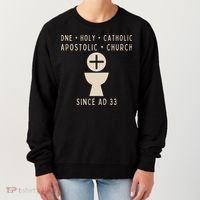 Roman Catholic One Holy Catholic Apostolic Church Women's Sweatshirt thumb 0