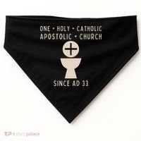 Roman Catholic One Holy Catholic Apostolic Church USA-Made Doggie Bandana thumb 0