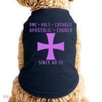 Roman Catholic One Holy Catholic Apostolic Church Doggie Tank thumb 0