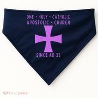 Roman Catholic One Holy Catholic Apostolic Church USA-Made Doggie Bandana thumb 0