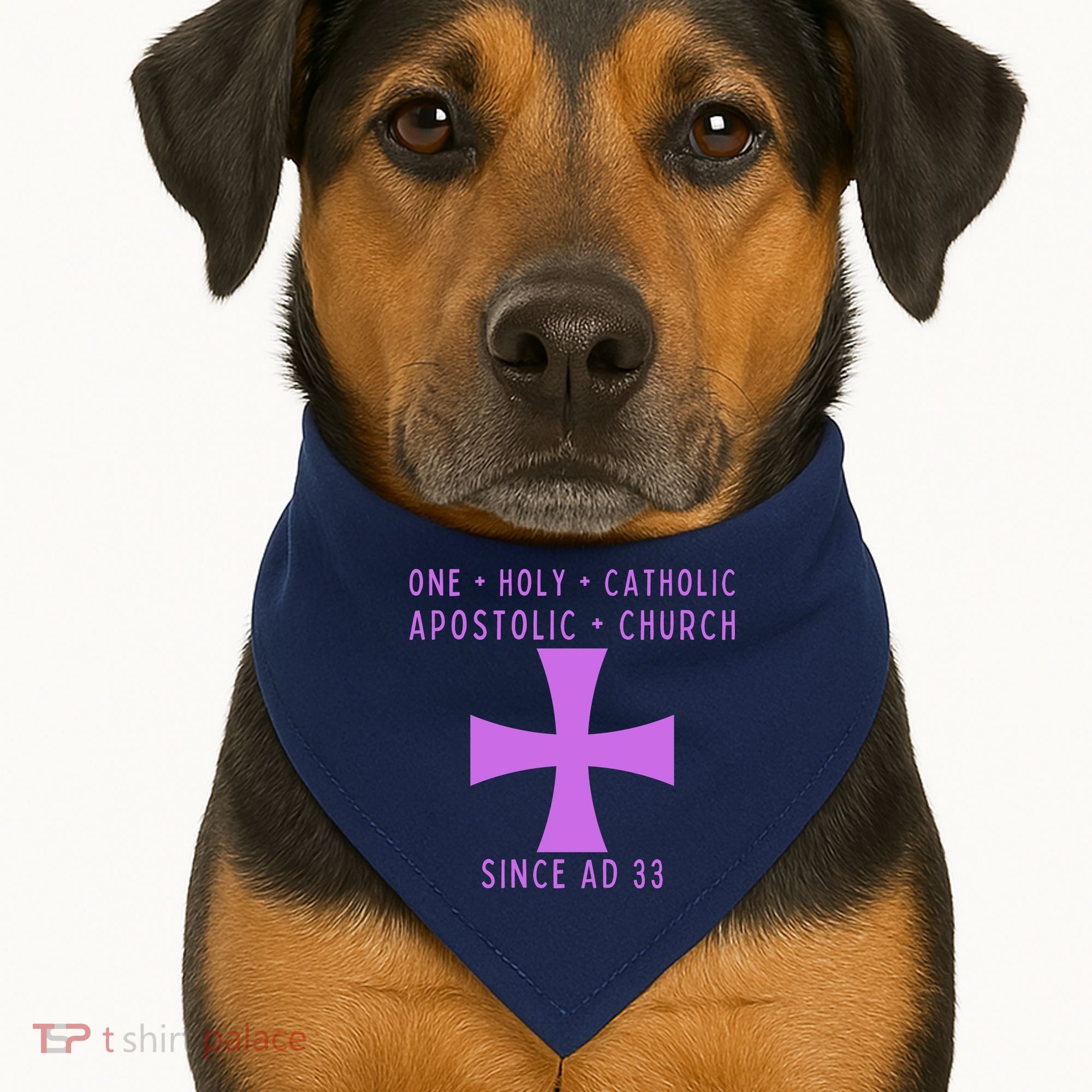 Roman Catholic One Holy Catholic Apostolic Church USA-Made Doggie Bandana