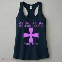 Roman Catholic One Holy Catholic Apostolic Church Women's Tank Top thumb 3