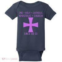 Roman Catholic One Holy Catholic Apostolic Church Baby Bodysuit thumb 0