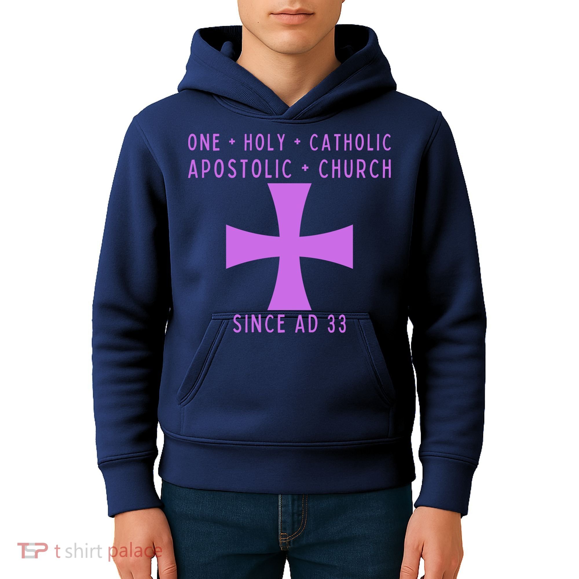 Roman Catholic One Holy Catholic Apostolic Church Kids Hoodie