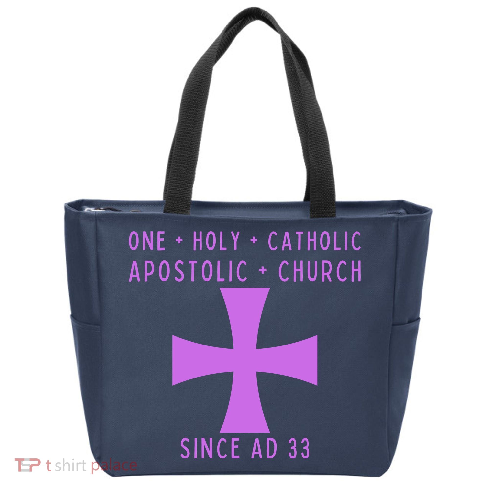 Roman Catholic One Holy Catholic Apostolic Church Tote Bag