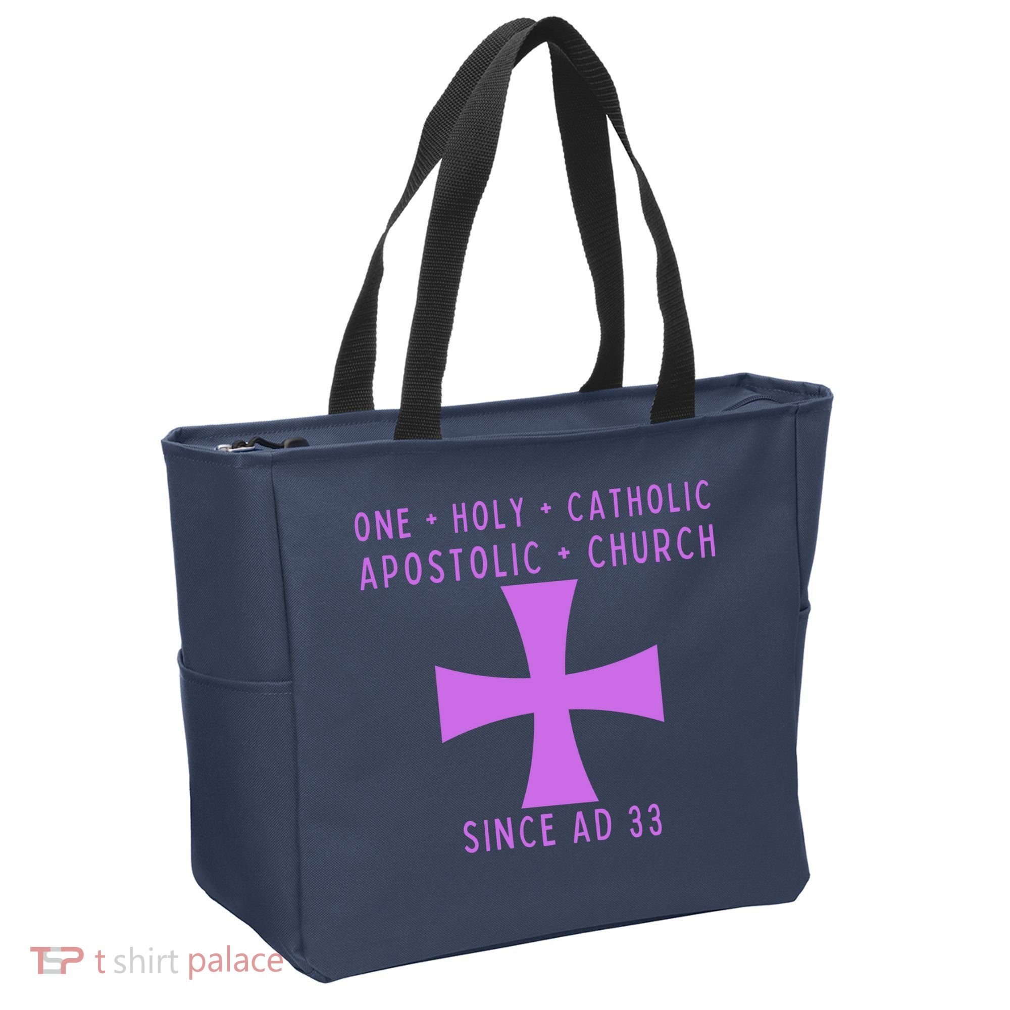 Roman Catholic One Holy Catholic Apostolic Church Tote Bag