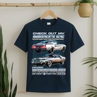Retro Check Out My Muscles Cruisin Woodward Detroit To Pontiac 2025 T-Shirt thumb 2