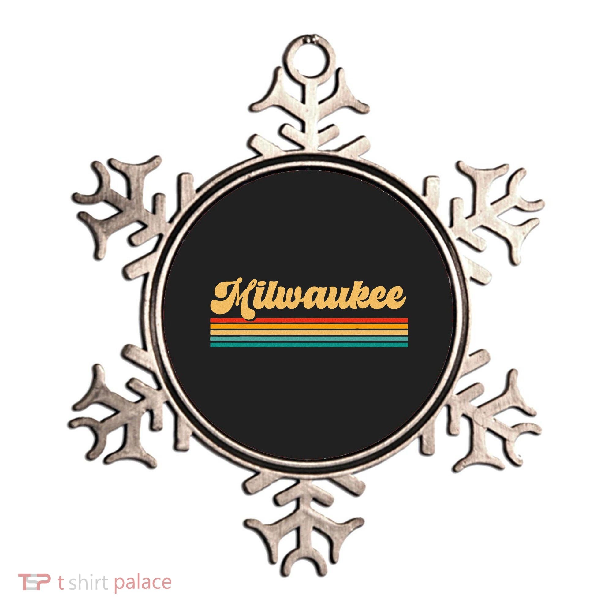 Retro City Of Milwaukee Ornament