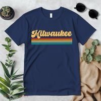 Retro City Of Milwaukee Premium T-Shirt thumb 2