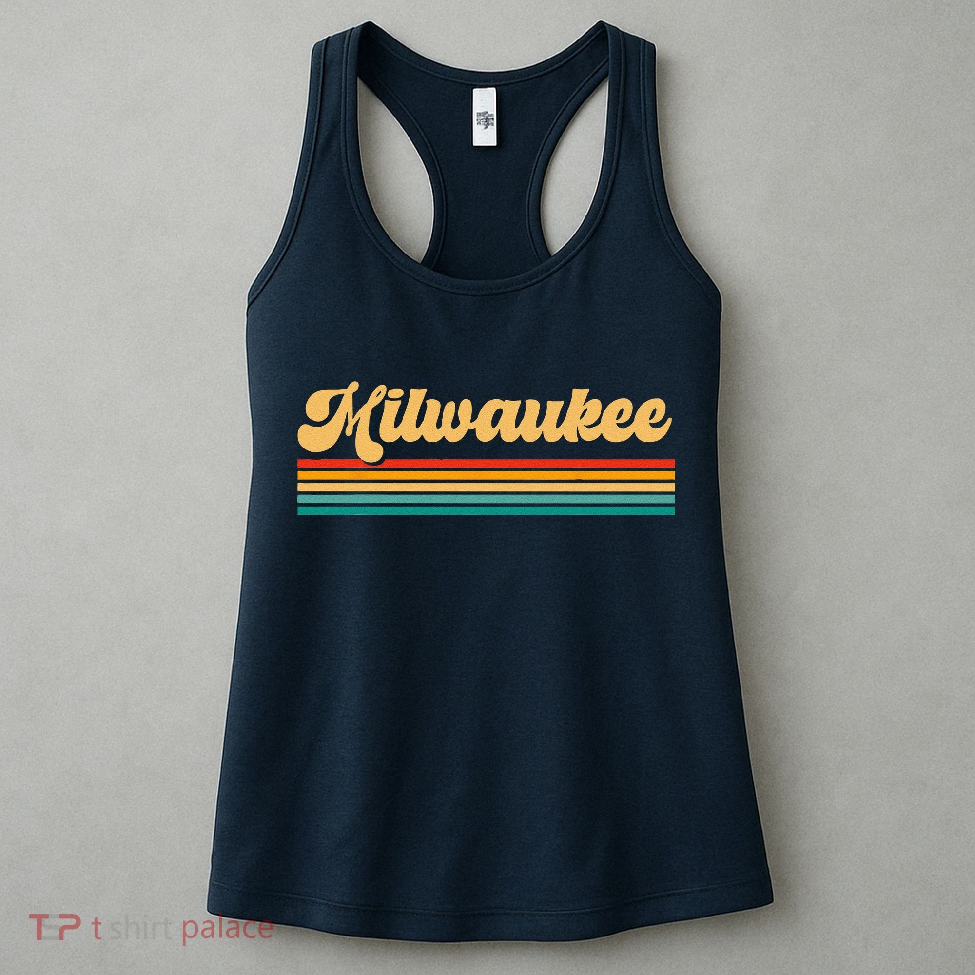 Retro City Of Milwaukee Women's Tank Top
