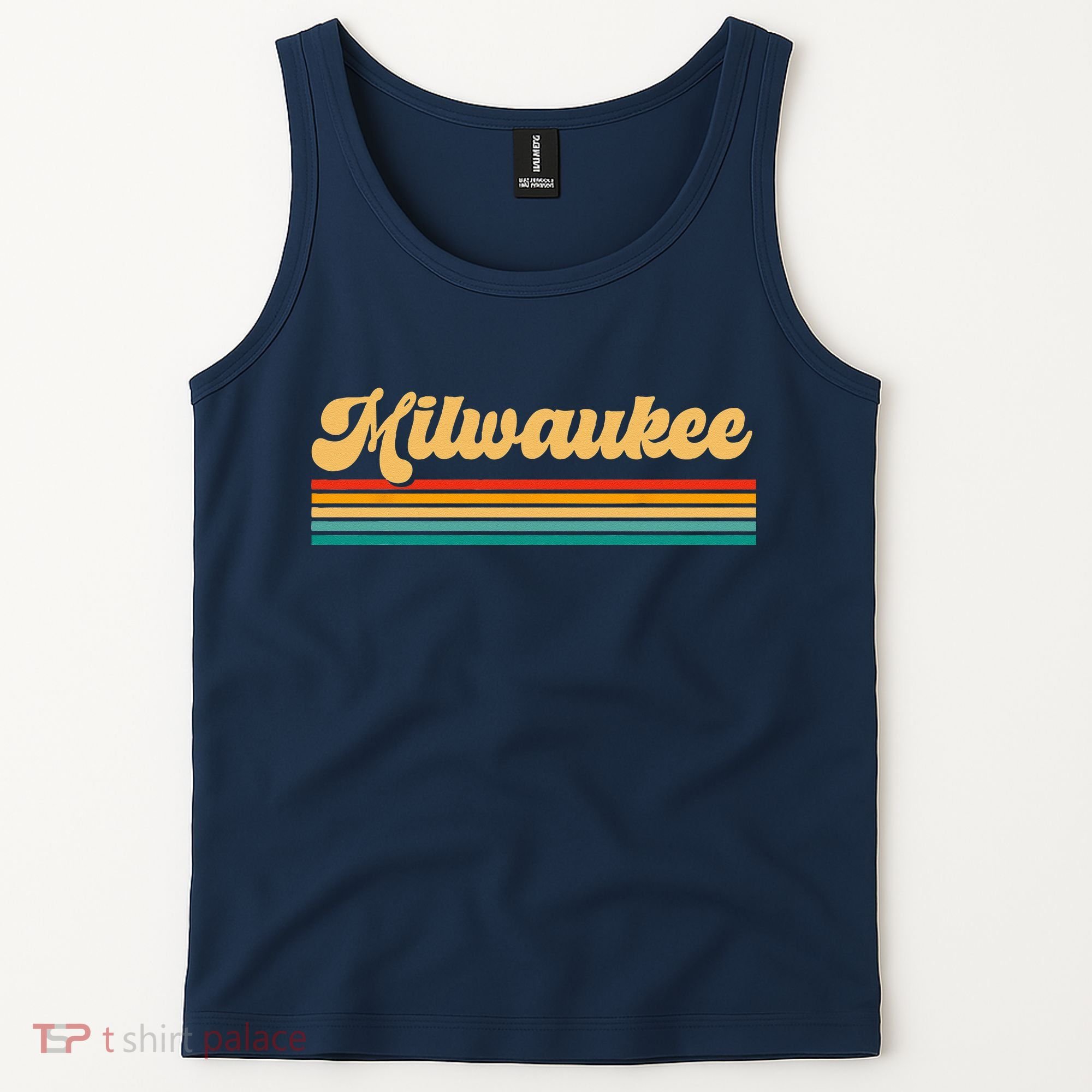 Retro City Of Milwaukee Tank Top