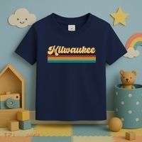 Retro City Of Milwaukee Toddler T-Shirt thumb 3
