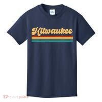 Retro City Of Milwaukee Kids T-Shirt thumb 0