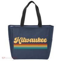 Retro City Of Milwaukee Tote Bag thumb 0