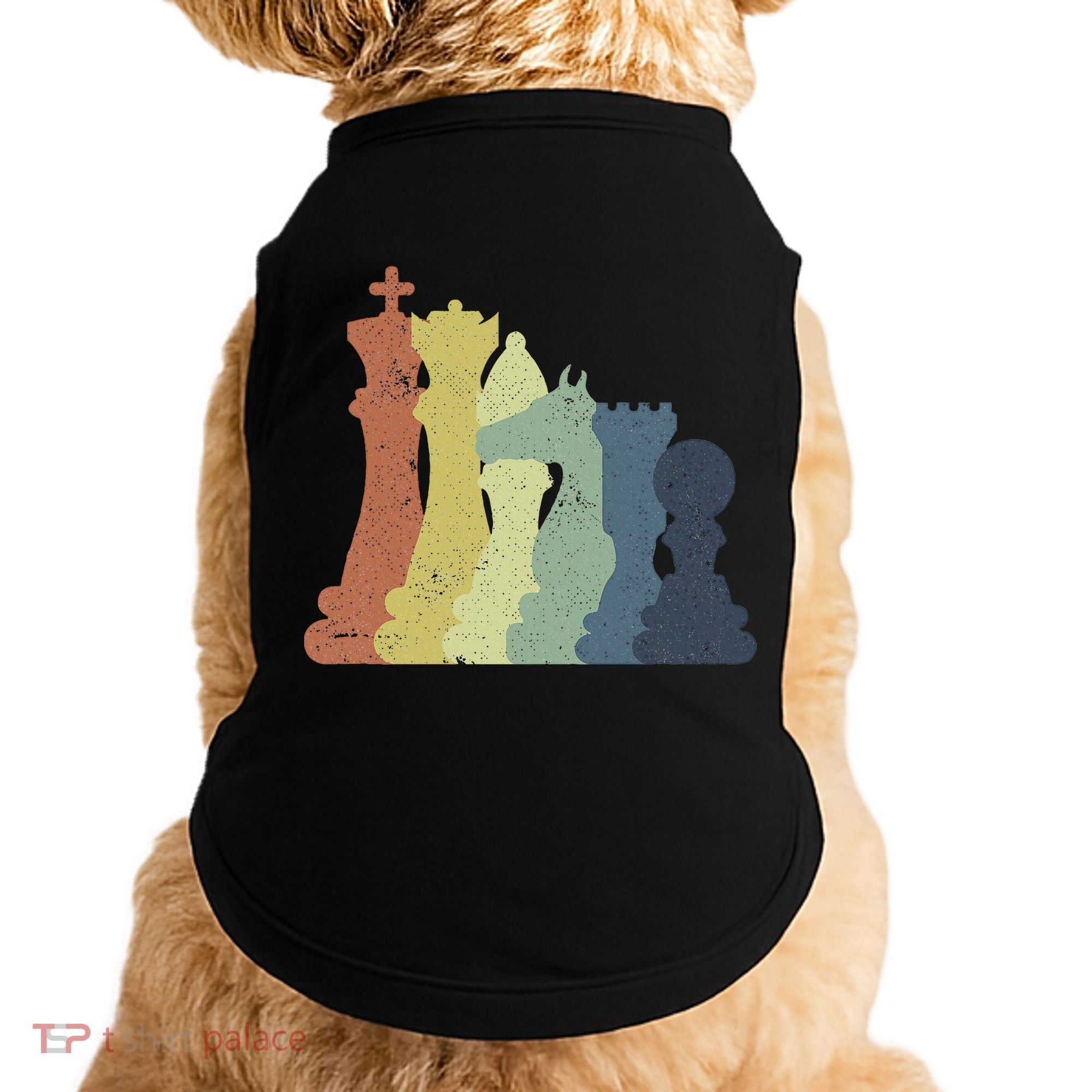 Retro Chess Outfit Chess Player Doggie Tank