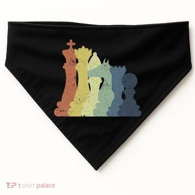 Retro Chess Outfit Chess Player USA-Made Doggie Bandana