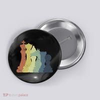 Retro Chess Outfit Chess Player Button thumb 0