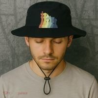 Retro Chess Outfit Chess Player Bucket Hat thumb 2
