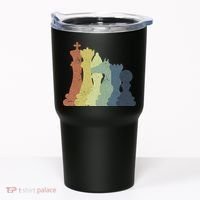 Retro Chess Outfit Chess Player Tumbler thumb 0